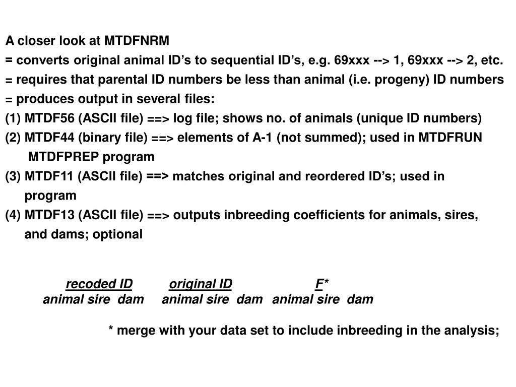 a closer look at mtdfnrm converts original animal