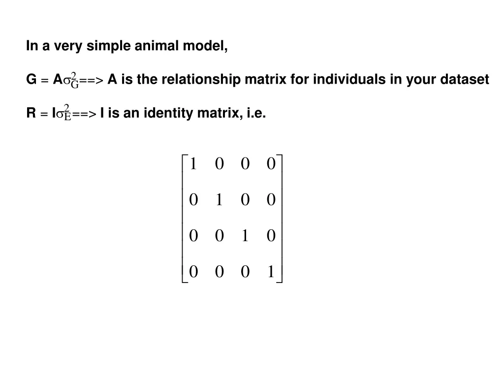 in a very simple animal model