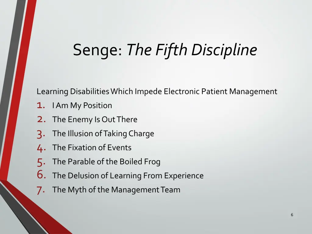 senge the fifth discipline 1