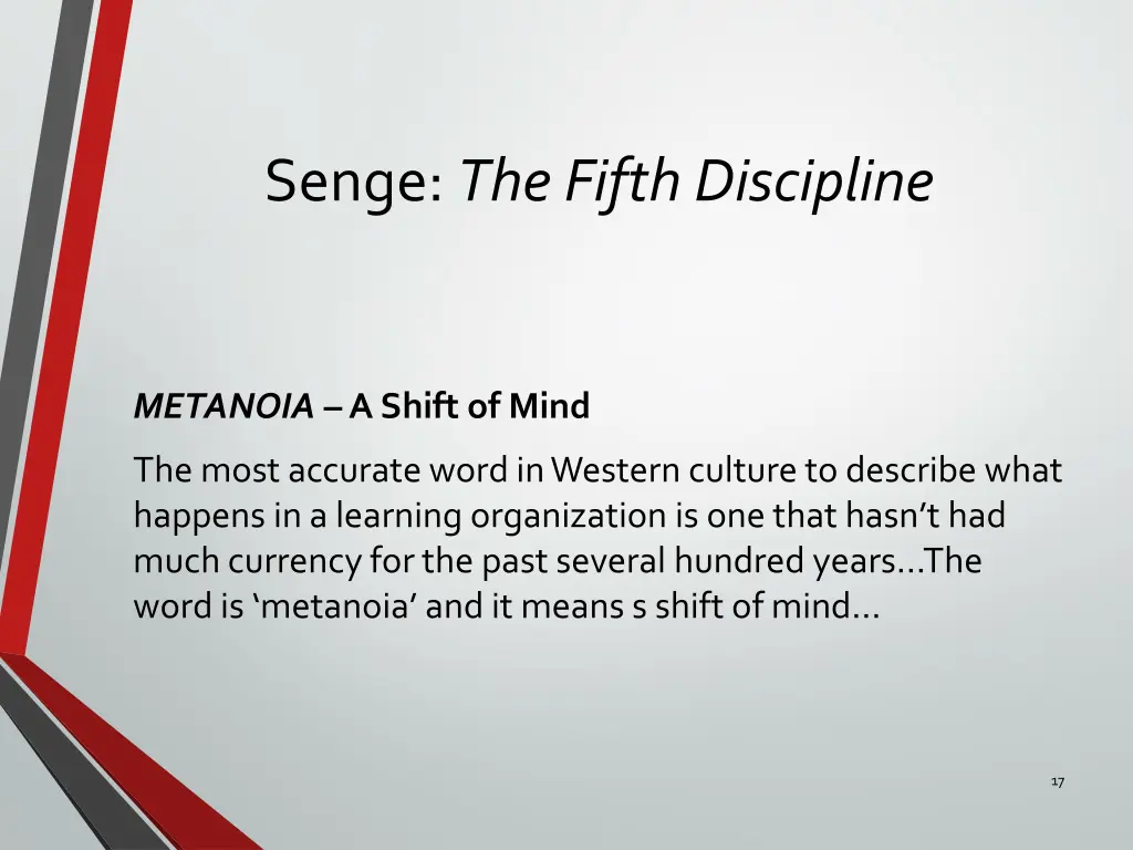 senge the fifth discipline 10