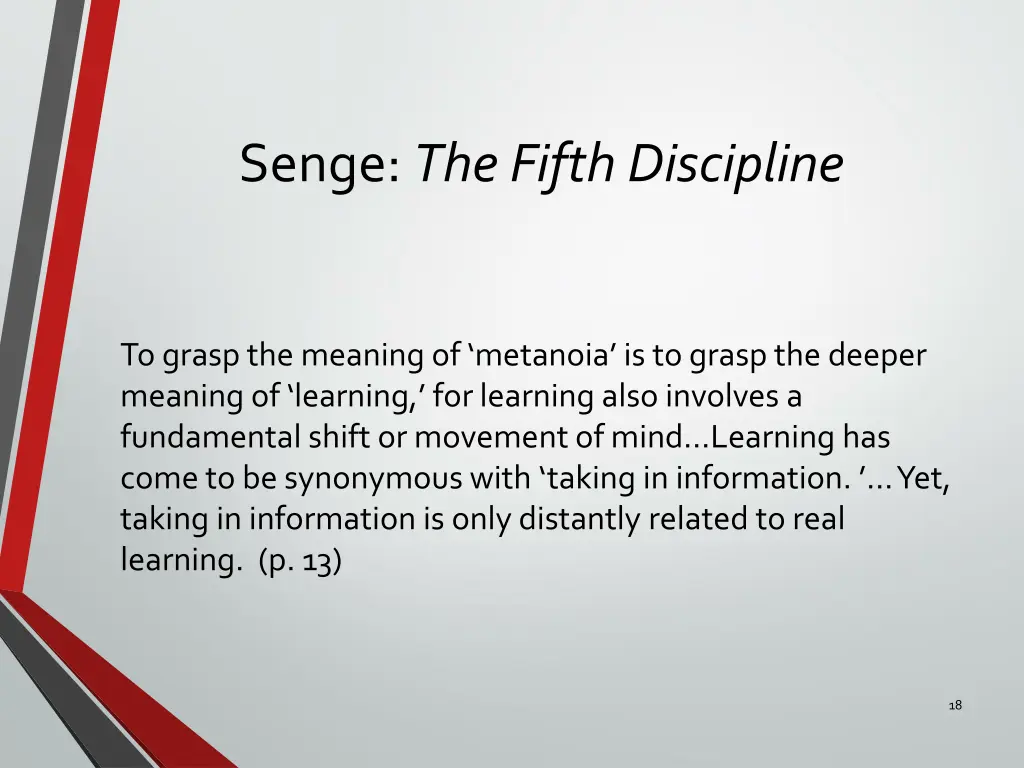 senge the fifth discipline 11