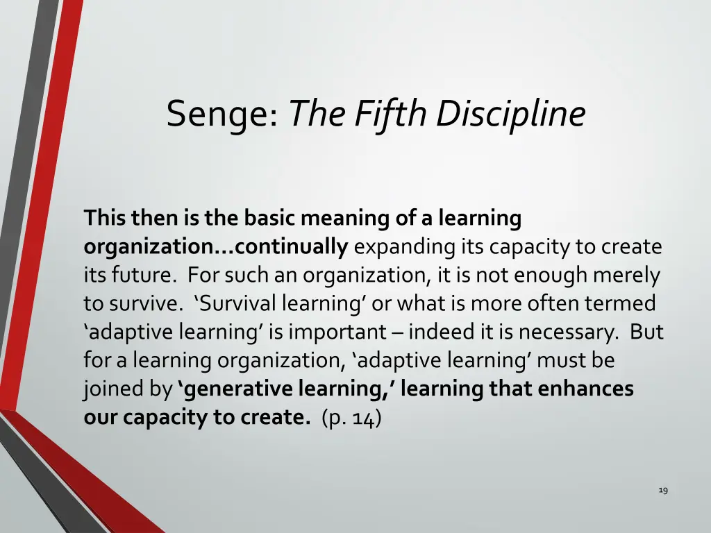 senge the fifth discipline 12