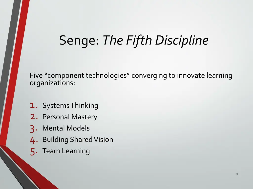 senge the fifth discipline 2