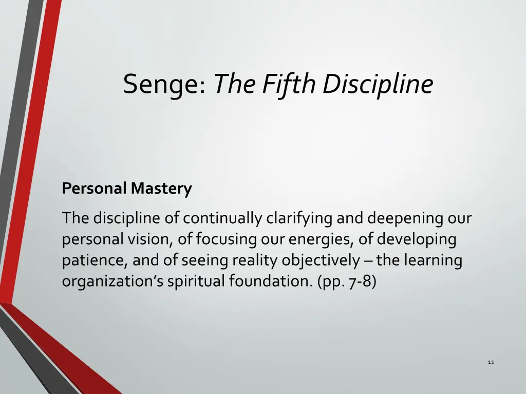 senge the fifth discipline 4