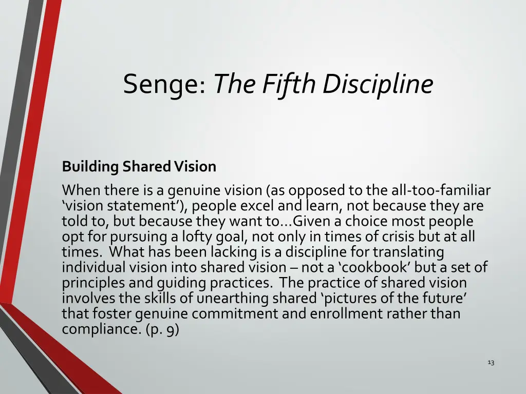 senge the fifth discipline 6