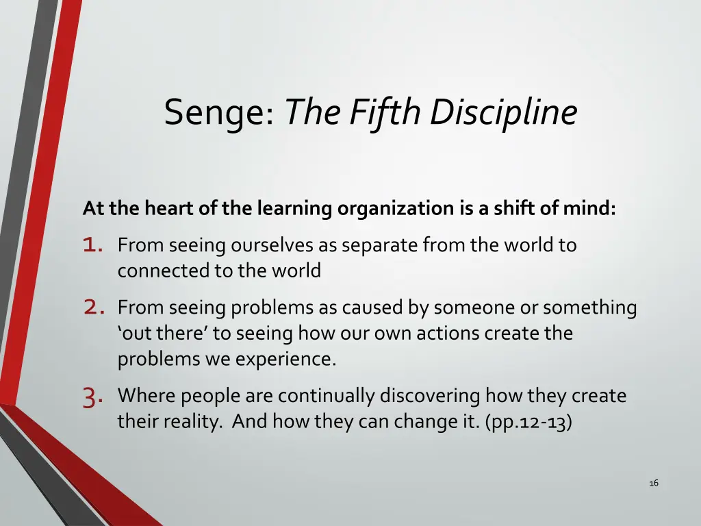 senge the fifth discipline 9