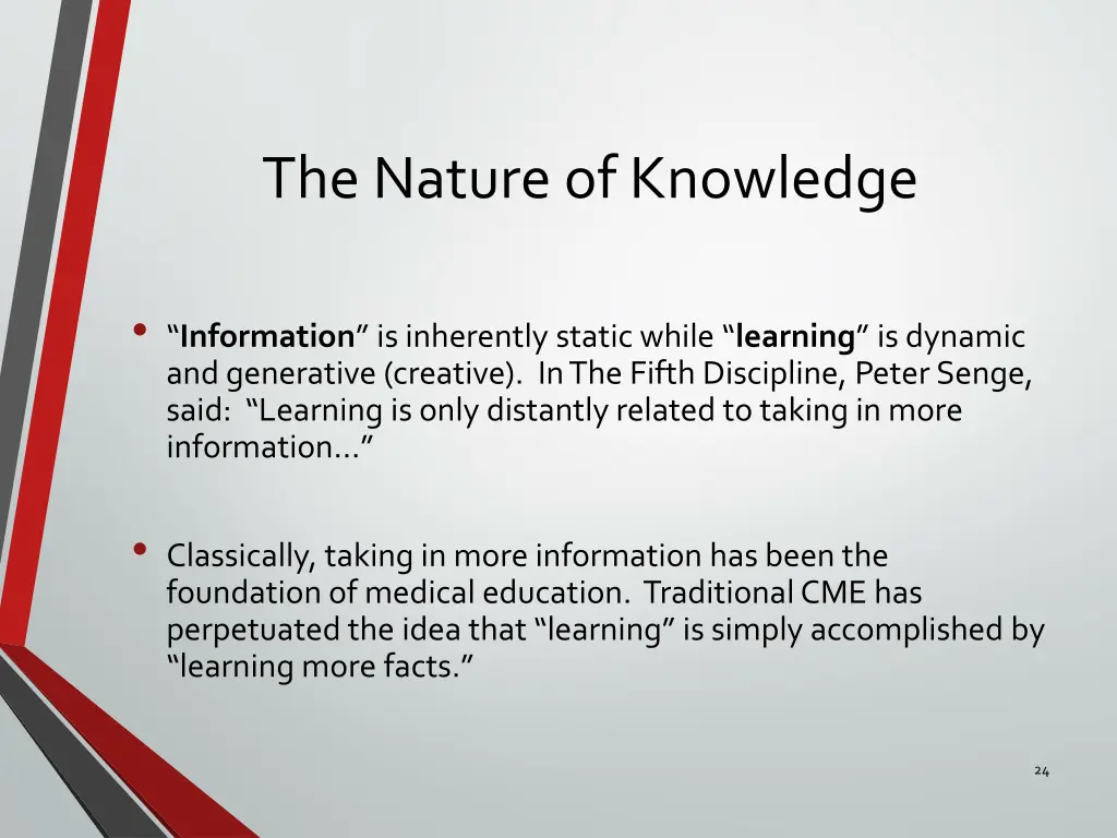 the nature of knowledge