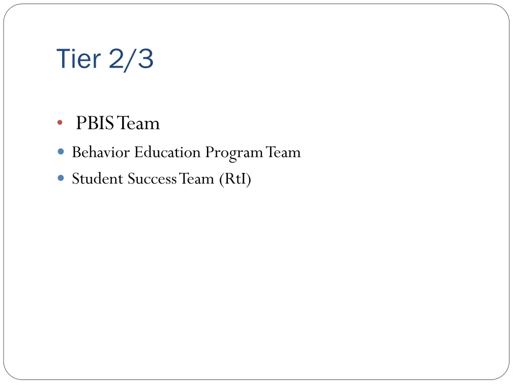 tier 2 3