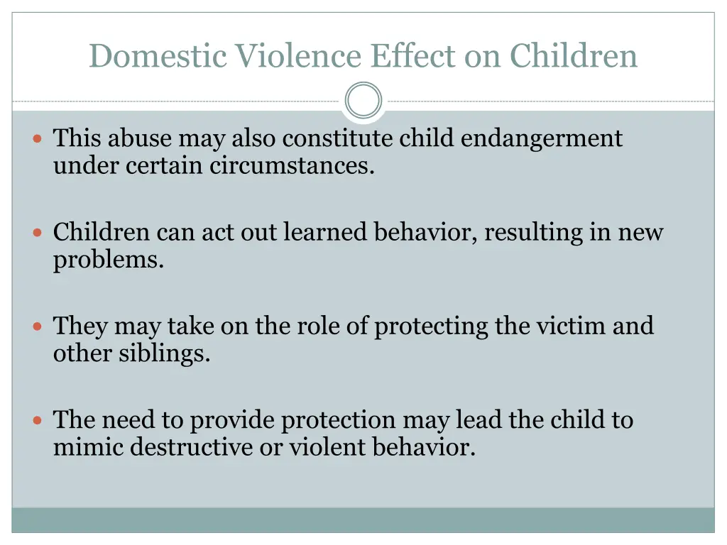 domestic violence effect on children 2