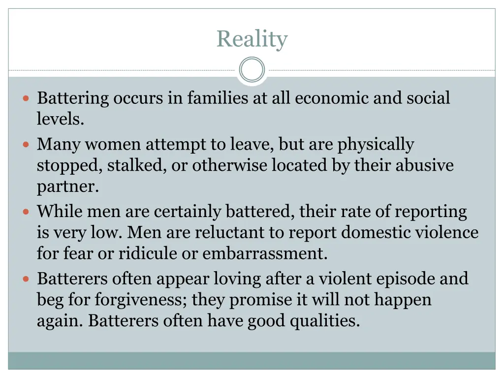 reality