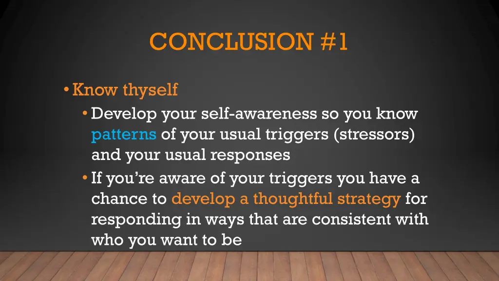conclusion 1