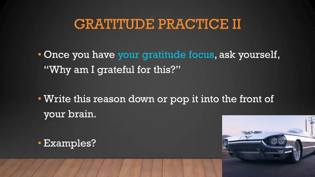 gratitude practice ii