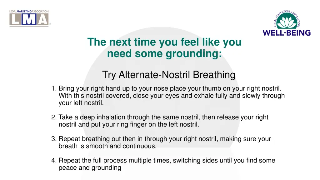 the next time you feel like you need some