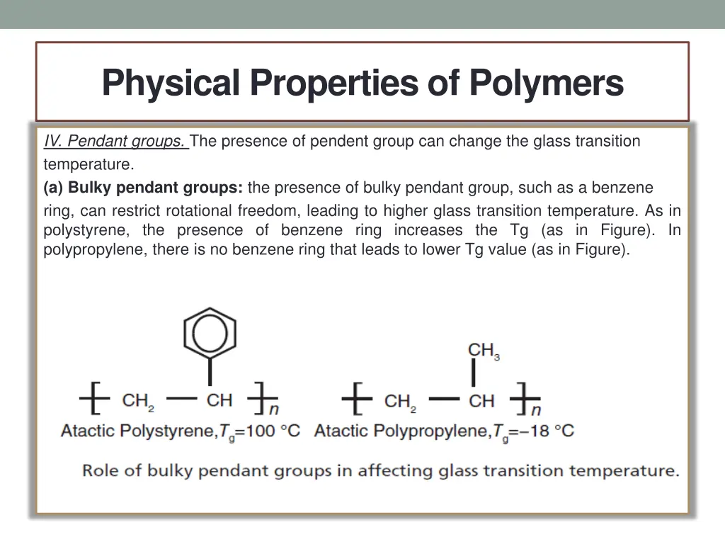 physical properties of polymers 18