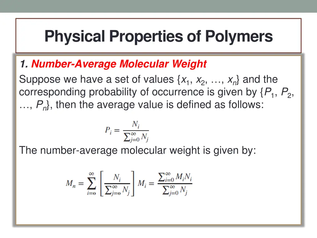 physical properties of polymers 5