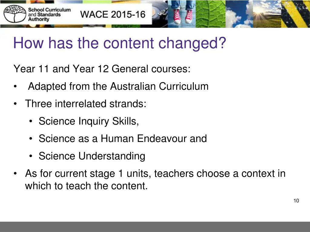 how has the content changed 2