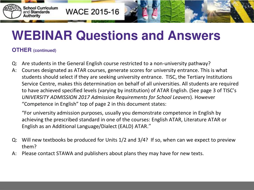 webinar questions and answers 10