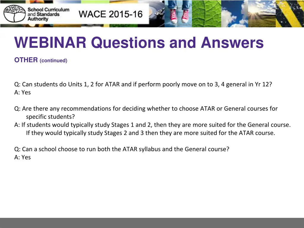 webinar questions and answers 11