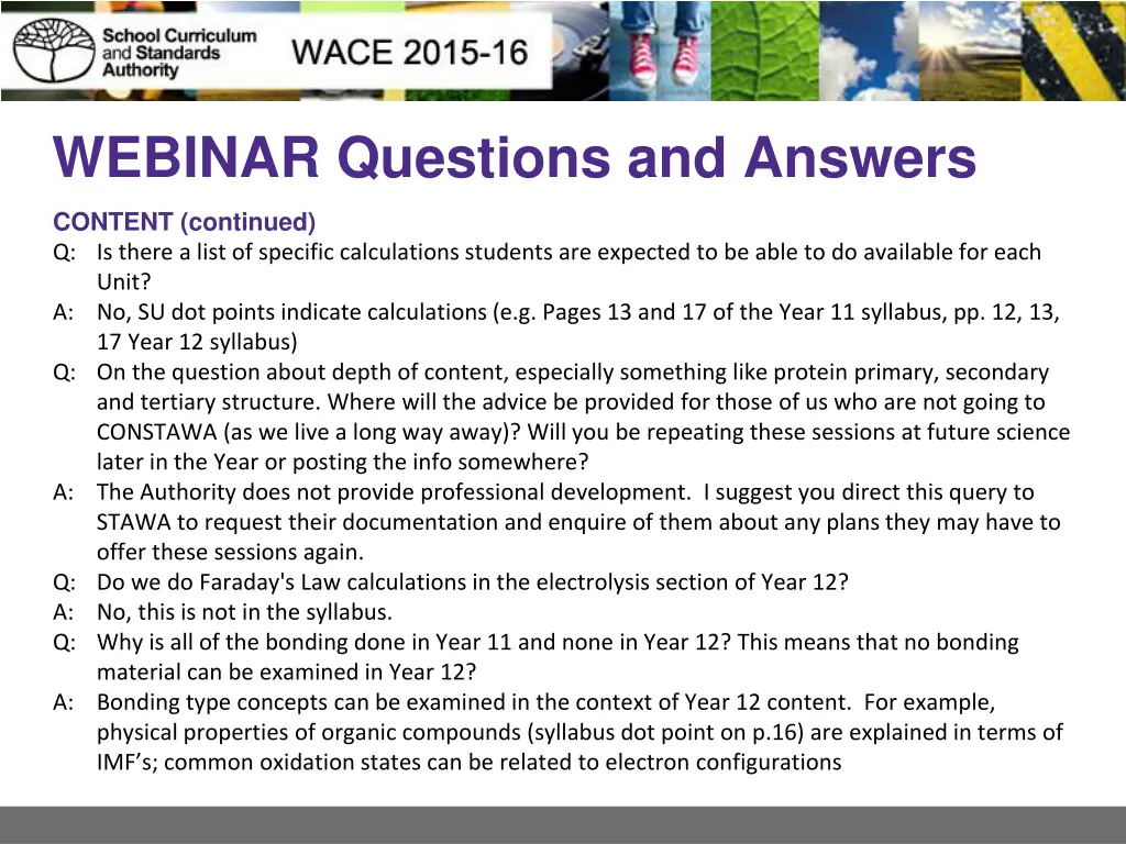webinar questions and answers 3