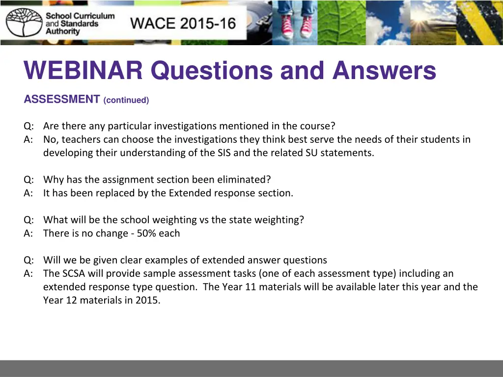 webinar questions and answers 5