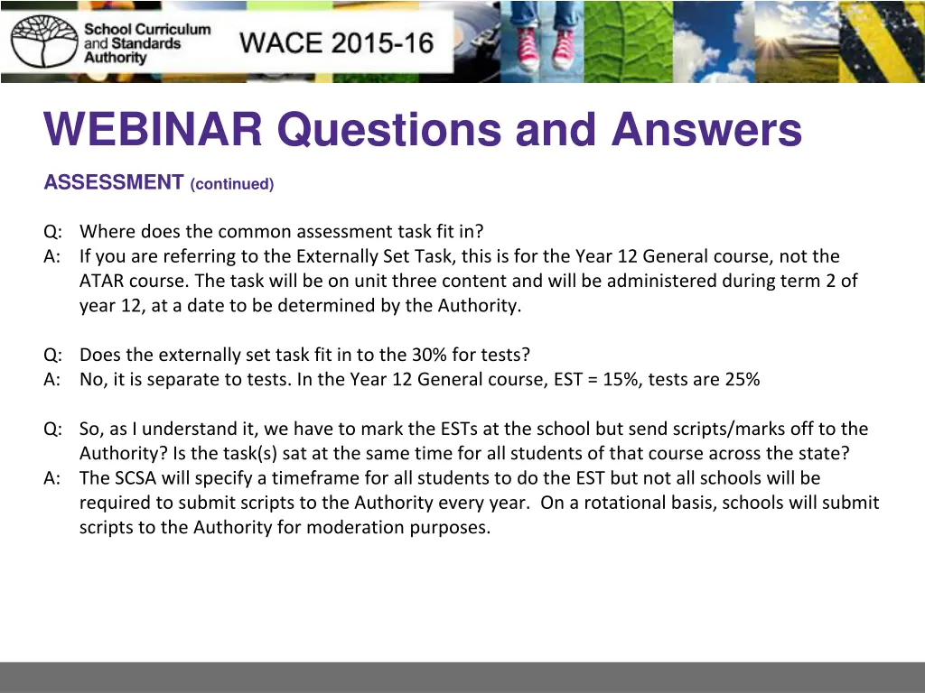 webinar questions and answers 6