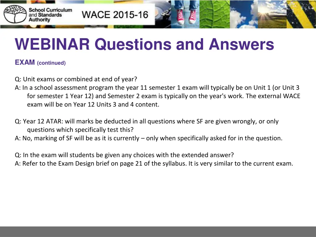 webinar questions and answers 8