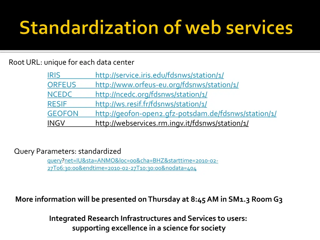 root url unique for each data center