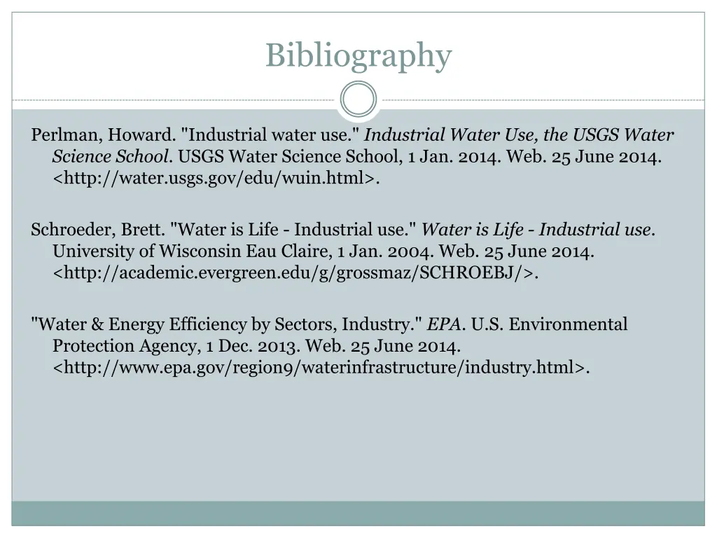 bibliography