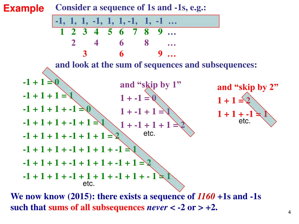 consider a sequence