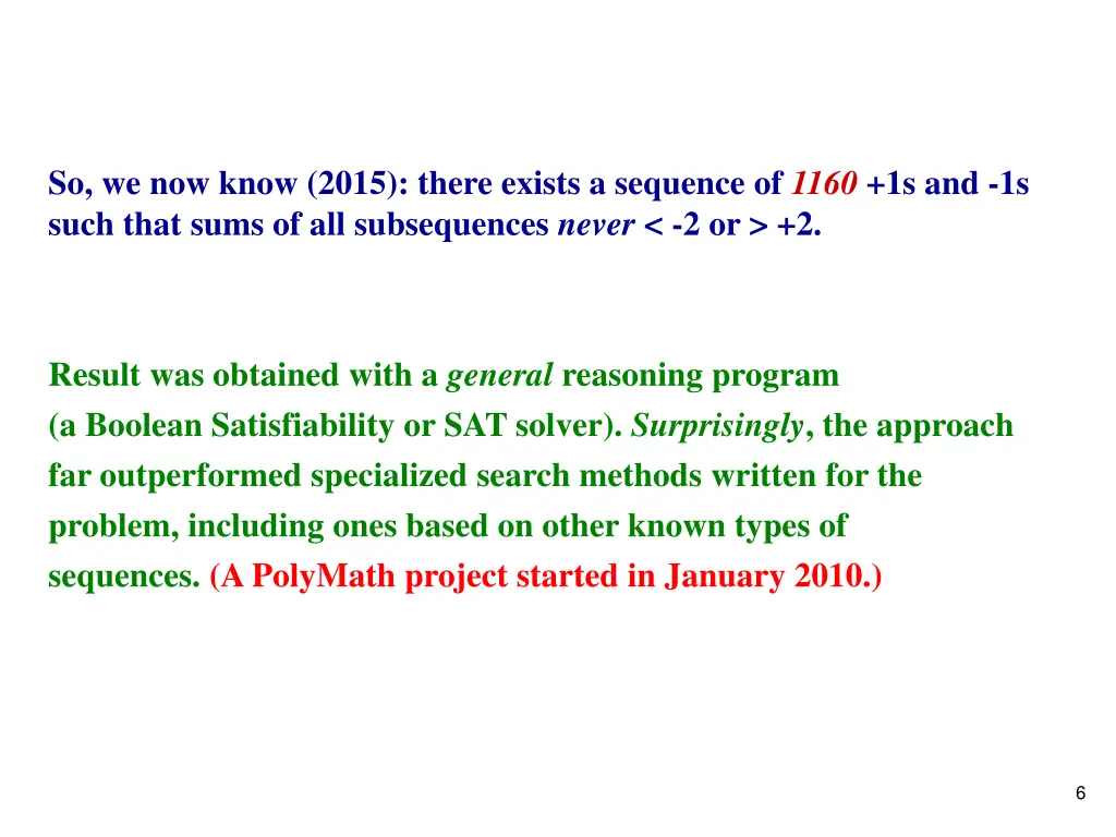 so we now know 2015 there exists a sequence