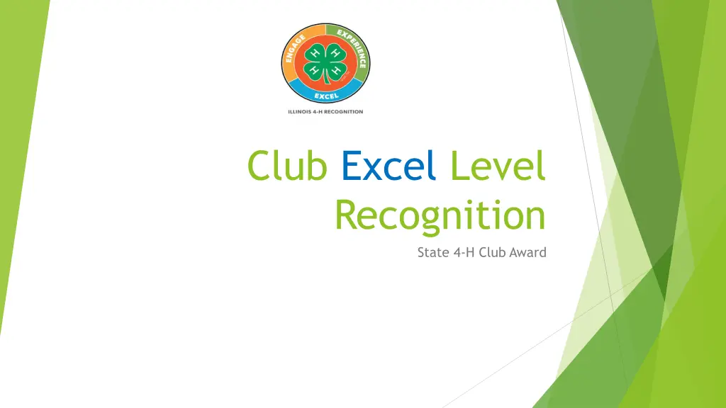 club excel level recognition