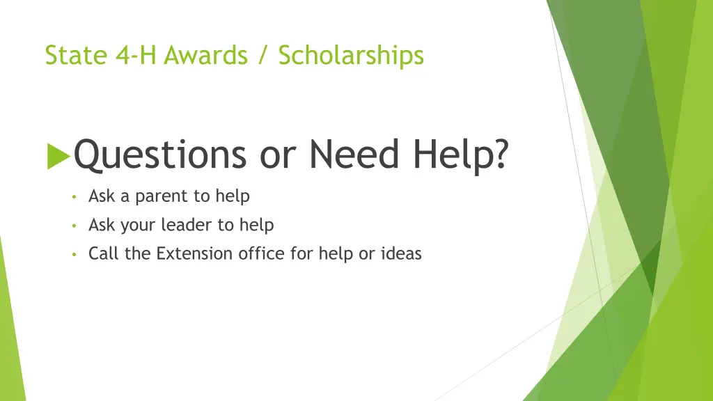 state 4 h awards scholarships 9