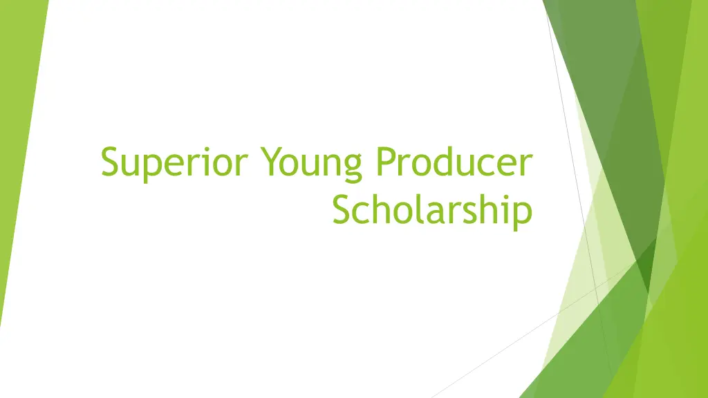 superior young producer