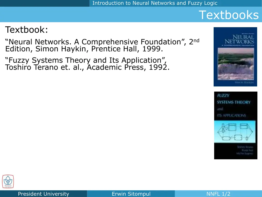 introduction to neural networks and fuzzy logic 1