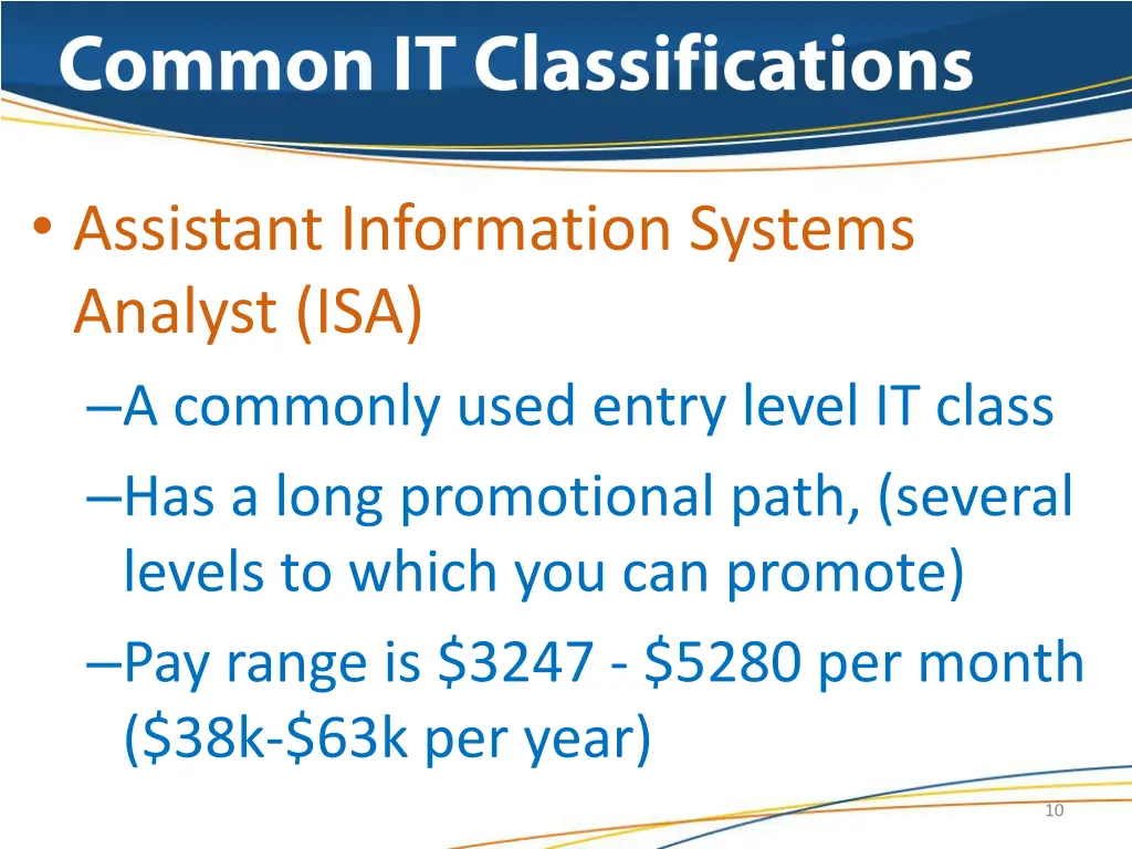 assistant information systems analyst