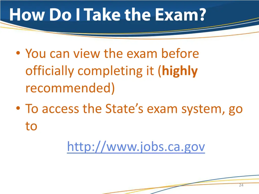 you can view the exam before officially