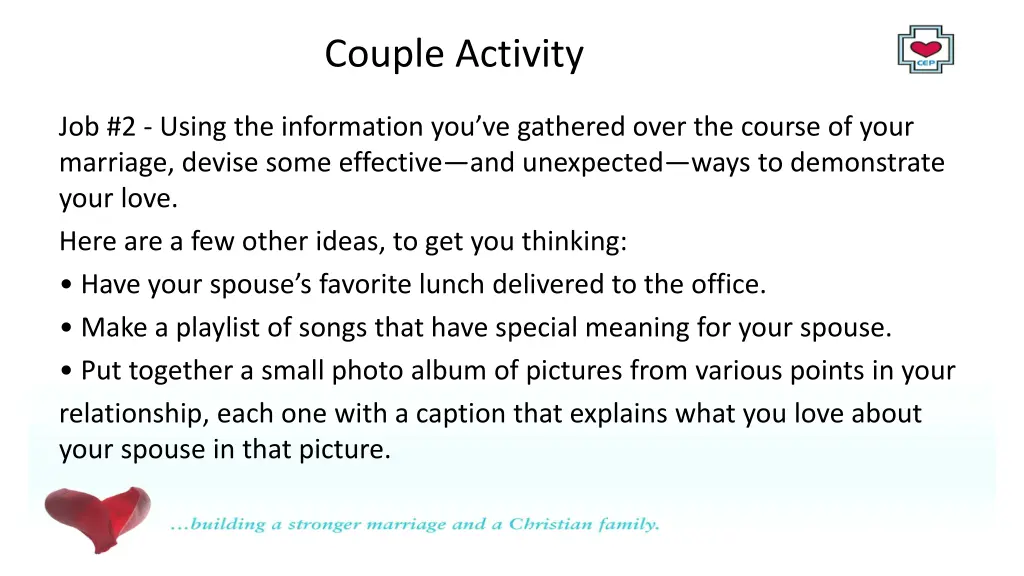 couple activity 1