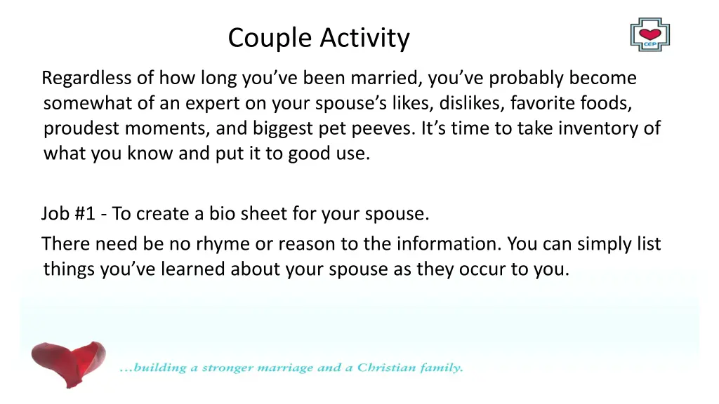 couple activity