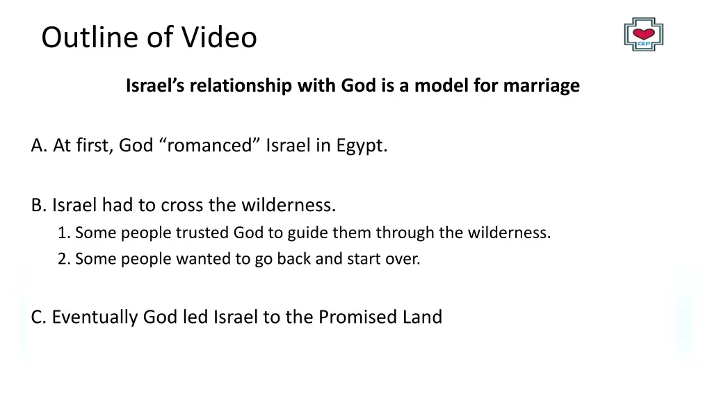 outline of video