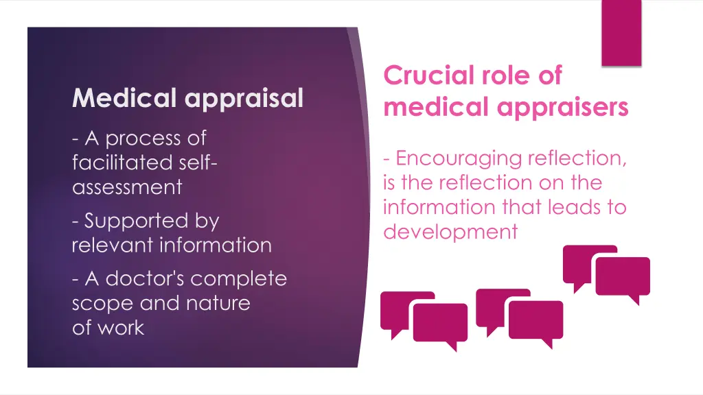 crucial role of medical appraisers