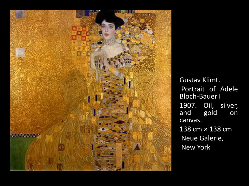 gustav klimt portrait of adele bloch bauer i 1907