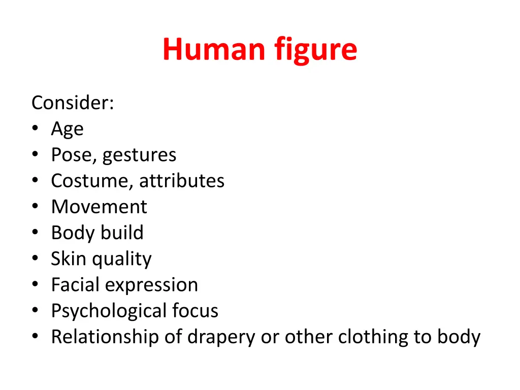 human figure