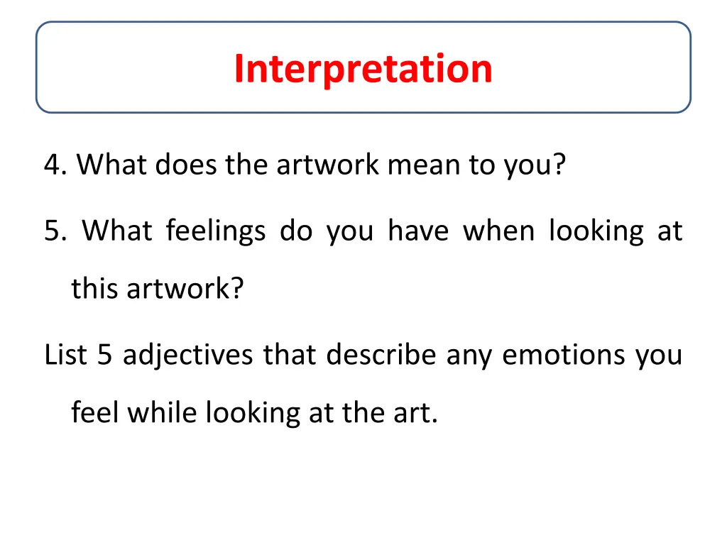 interpretation 1