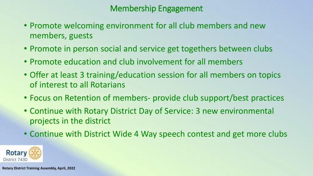 membership engagement membership engagement
