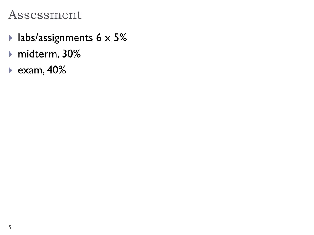assessment