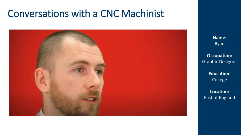 conversations with a cnc machinist conversations