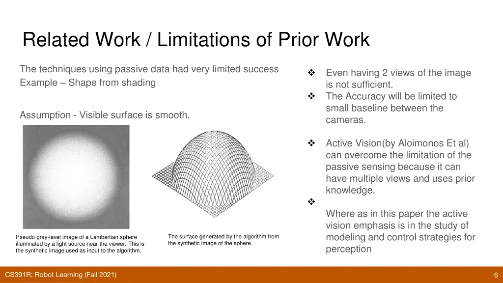 related work limitations of prior work 1