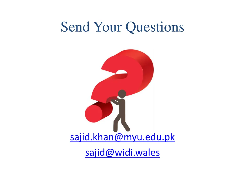 send your questions