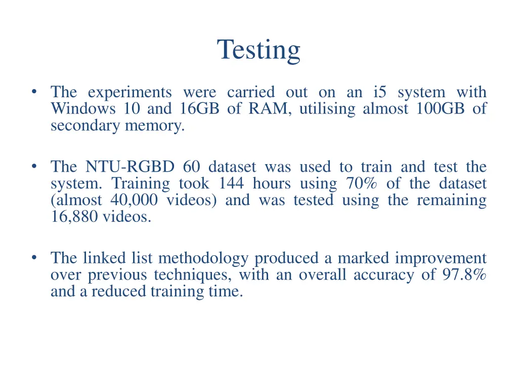 testing