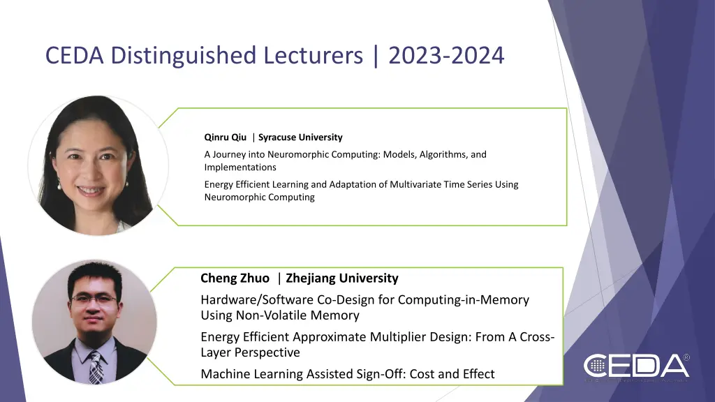 ceda distinguished lecturers 2023 2024 1